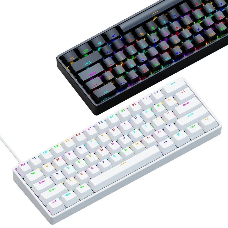 Bluejw 60% Triple Mode RGB Mechanical Gaming Keyboard - 61 Keys Bluetooth 5.0/2.4G/Wired Compact Gaming Keyboards, Price [Your Price] - Image 3